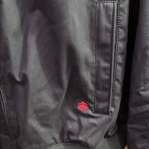 Brooks Brothers Navy Bomber Jacket Windbreaker Men’s XXL - Picture 3 of 5